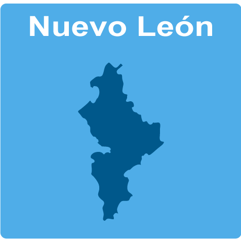 mapa nuevo leon